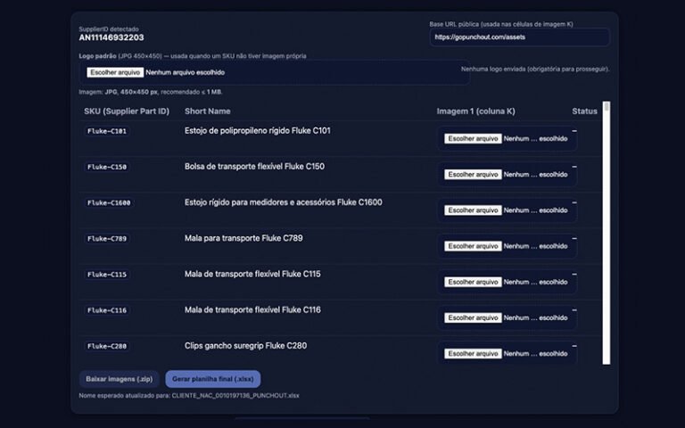 Selecione as Imagens
